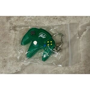 N64 Nintendo 64 Controller Keychain GREEN